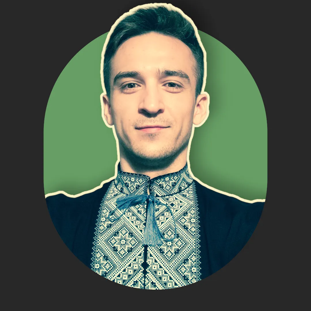 Oleh Minko`s portrait photo
